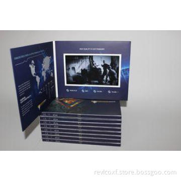 7"TFT touch Screen Rechargeable LCD Video Brochure For Busi